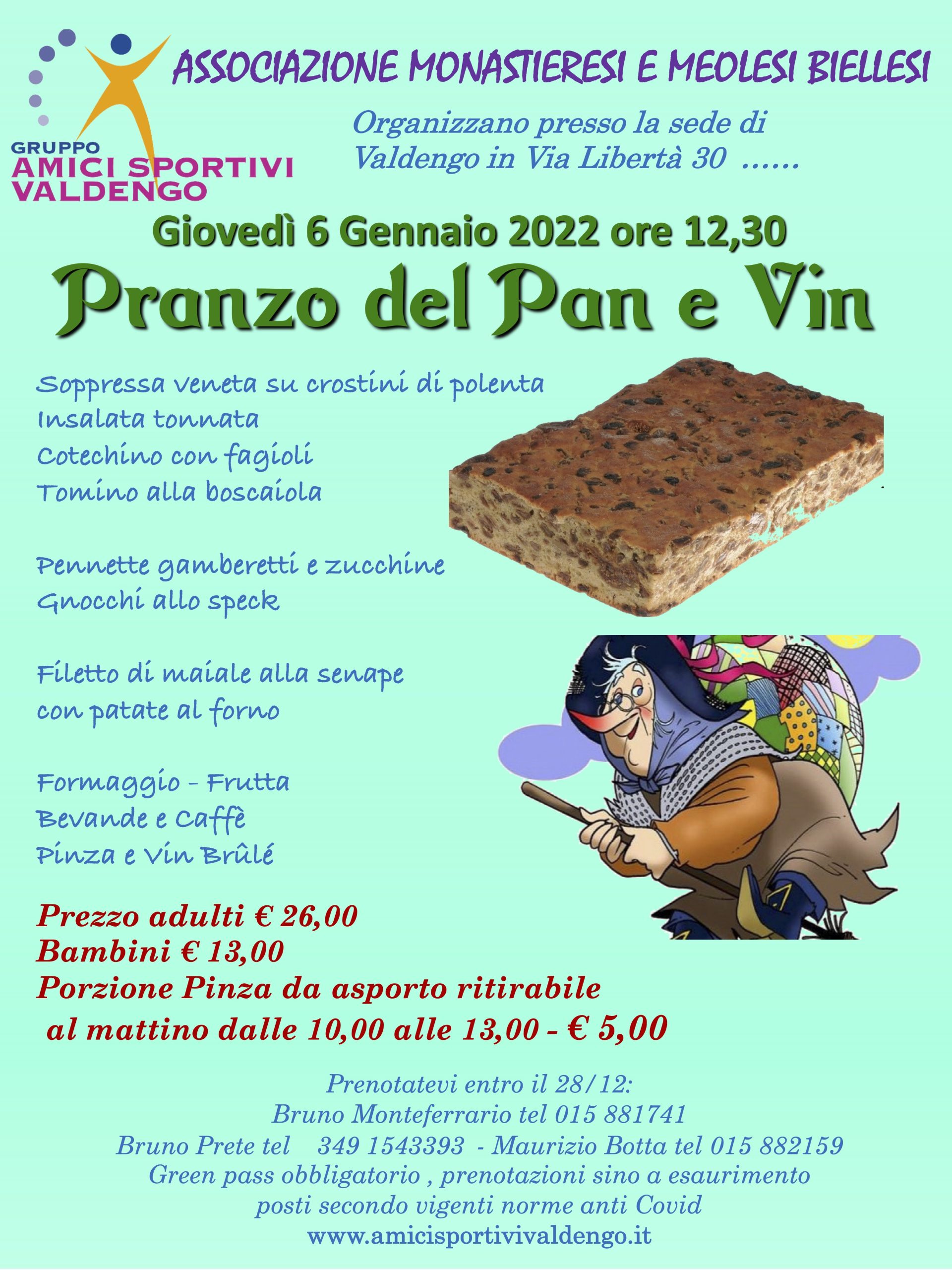 Read more about the article Pranzo del Pan e Vin